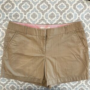 J crew women’s shorts khaki 12 chino broken in